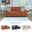 Signature Design by Ashley Furniture Aviemore Orange Sofa