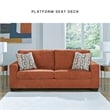 Signature Design by Ashley Furniture Aviemore Orange Sofa