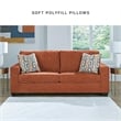 Signature Design by Ashley Furniture Aviemore Orange Sofa