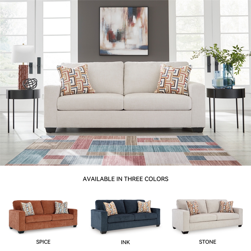 Signature Design by Ashley Furniture Aviemore Stone Queen Sofa Sleeper