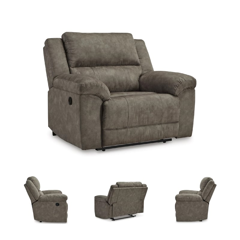 Signature Design by Ashley Furniture Laresview Fossil Oversized Recliner