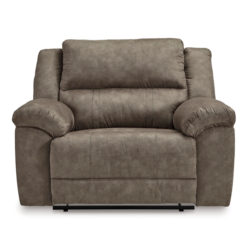 Signature Design by Ashley Furniture Laresview Fossil Oversized Recliner