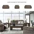 Signature Design by Ashley Furniture Laresview Gray Reclining Sofa