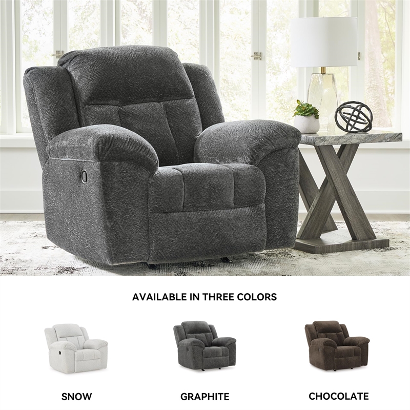 Signature Design by Ashley Furniture Frohn Graphite Recliner