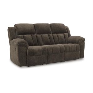 Signature Design by Ashley Furniture Frohn Chocolate Reclining Sofa