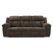 Signature Design by Ashley Furniture Frohn Chocolate Reclining Sofa