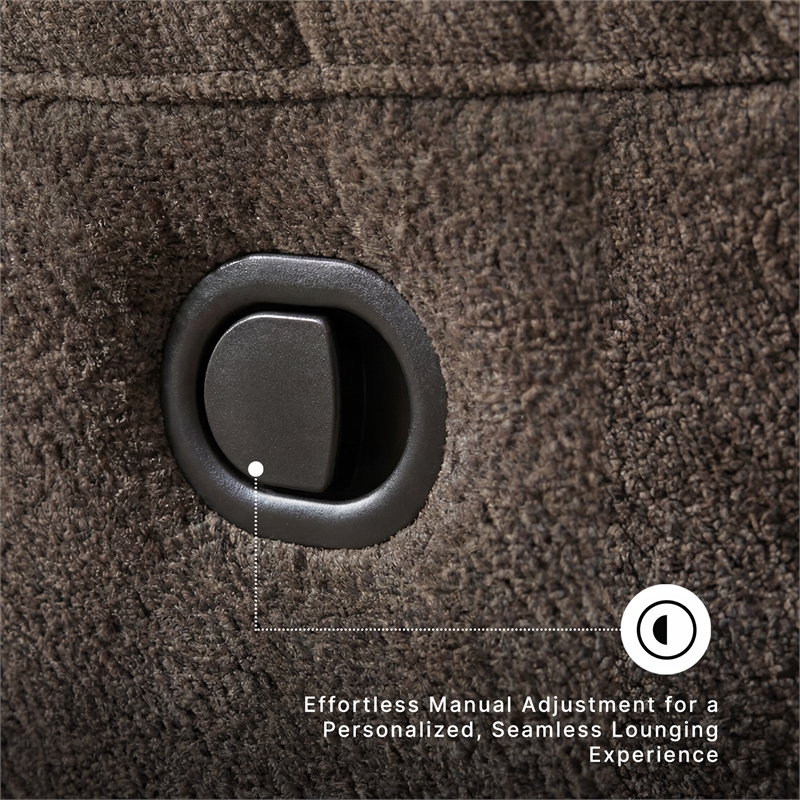 Signature Design by Ashley Furniture Frohn Chocolate Reclining Sofa
