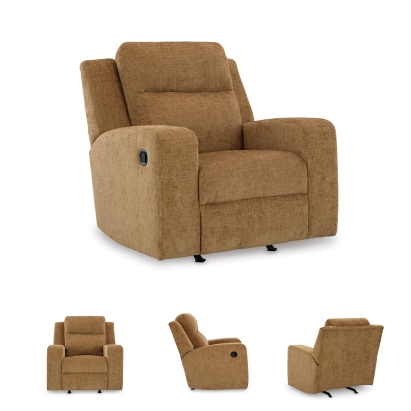 Signature Design by Ashley Furniture Kanlow Honey Recliner
