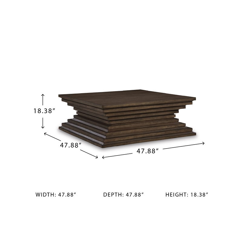 Signature Design by Ashley Furniture Hannodream Warm Brown Coffee Table