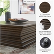 Signature Design by Ashley Furniture Hannodream Warm Brown Coffee Table