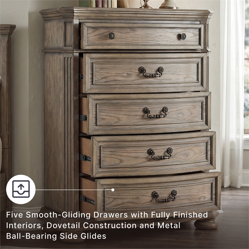Signature Design by Ashley Furniture Ardenfield Light Brown Chest of Drawers