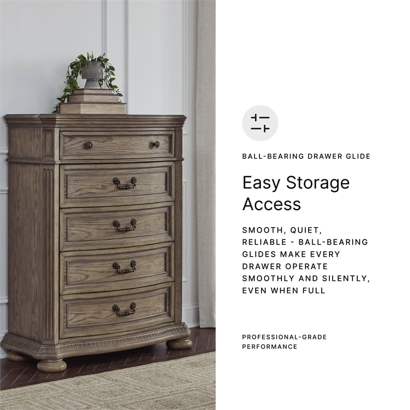 Signature Design by Ashley Furniture Ardenfield Light Brown Chest of Drawers