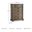 Signature Design by Ashley Furniture Ardenfield Light Brown Chest of Drawers