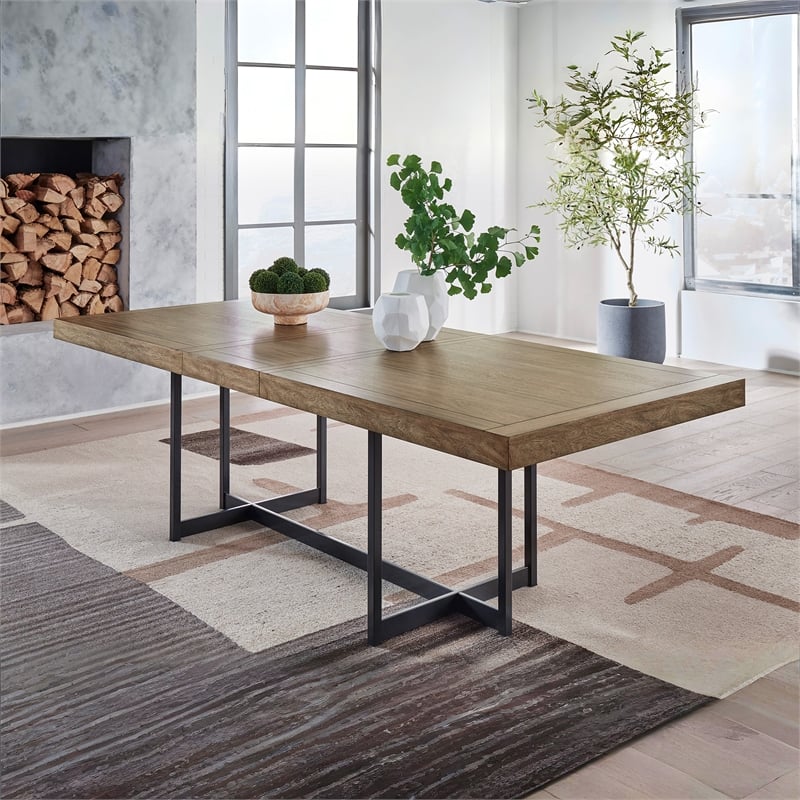 Signature Design by Ashley Furniture Tomtyn Light Brown Dining Extension Table