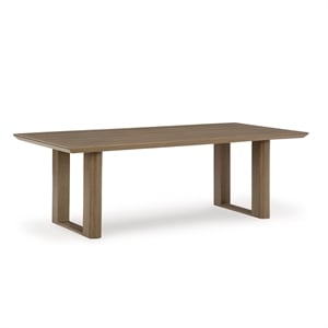 Signature Design by Ashley Furniture Serene Bay Dark Brown Outdoor Dining Table