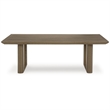Signature Design by Ashley Furniture Serene Bay Dark Brown Outdoor Coffee Table