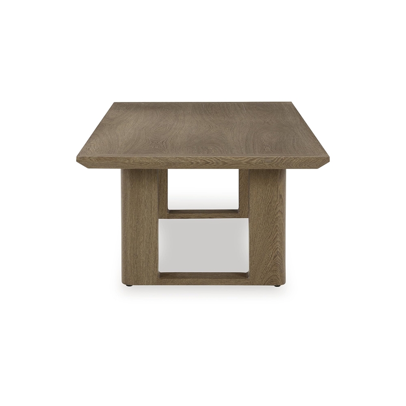 Signature Design by Ashley Furniture Serene Bay Dark Brown Outdoor Coffee Table