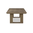 Signature Design by Ashley Furniture Serene Bay Dark Brown Outdoor Coffee Table