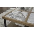 Signature Design by Ashley Furniture Montia  Gray & Off White Coffee Table
