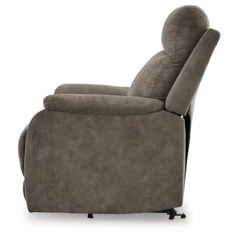 Signature Design by Ashley Crestmeade Gray Power Lift Recliner