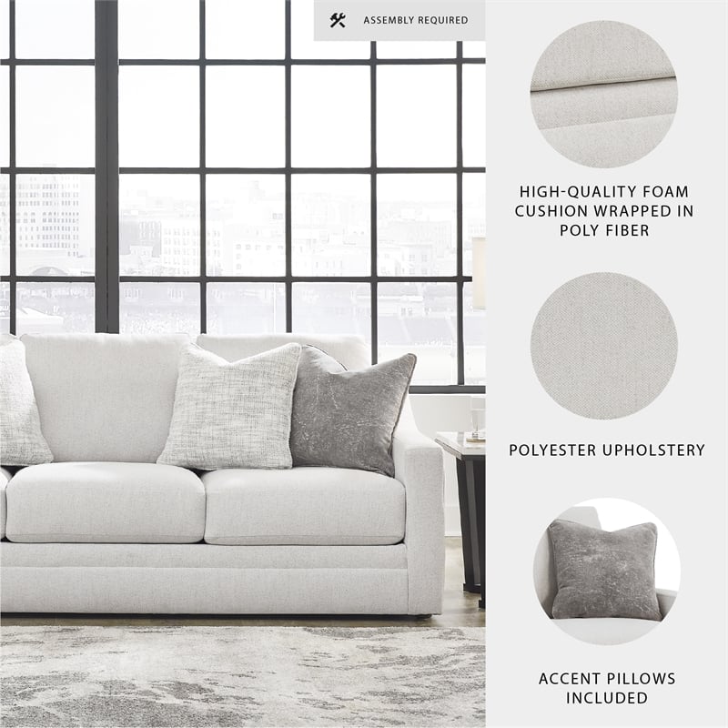 Signature Design by Ashley Maitelynn Light Gray Sofa
