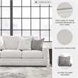 Signature Design by Ashley Maitelynn Light Gray Sofa