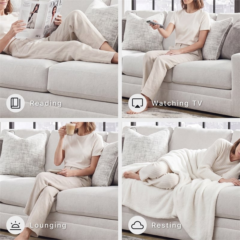 Signature Design by Ashley Maitelynn Light Gray Sofa