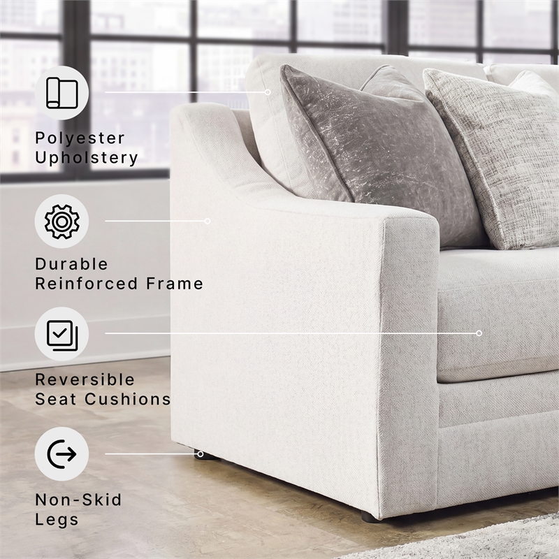Signature Design by Ashley Maitelynn Light Gray Sofa
