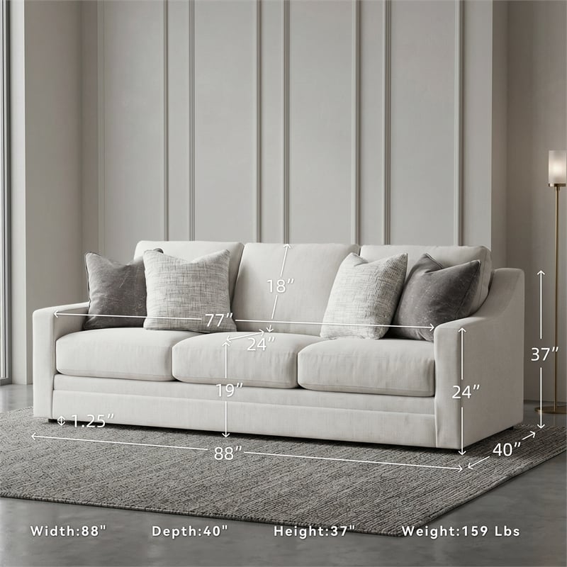 Signature Design by Ashley Maitelynn Light Gray Sofa