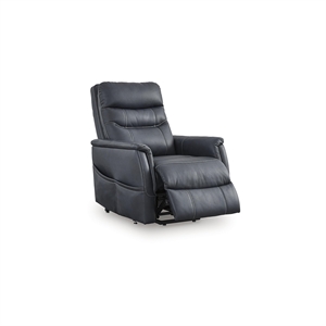 Signature Design by Ashley Strawbill Blue Power Lift Recliner