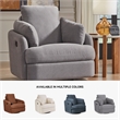 Signature Design by Ashley Modmax Gray Swivel Glider Chair