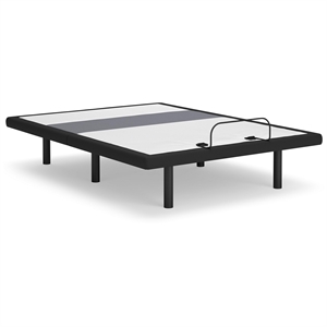 Signature Design by Ashley Best Base with Lumbar and Audio Black Queen ADJ Base