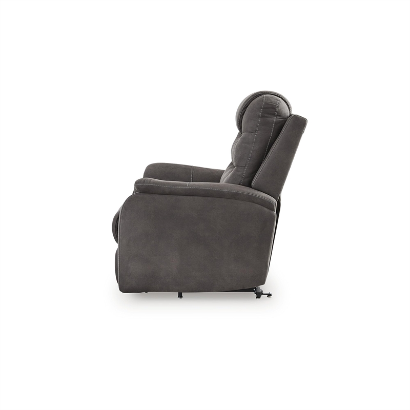 Signature Design by Ashley Snowfield Gray Power Lift Recliner