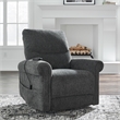 Signature Design by Ashley Aureta Black Power Lift Recliner