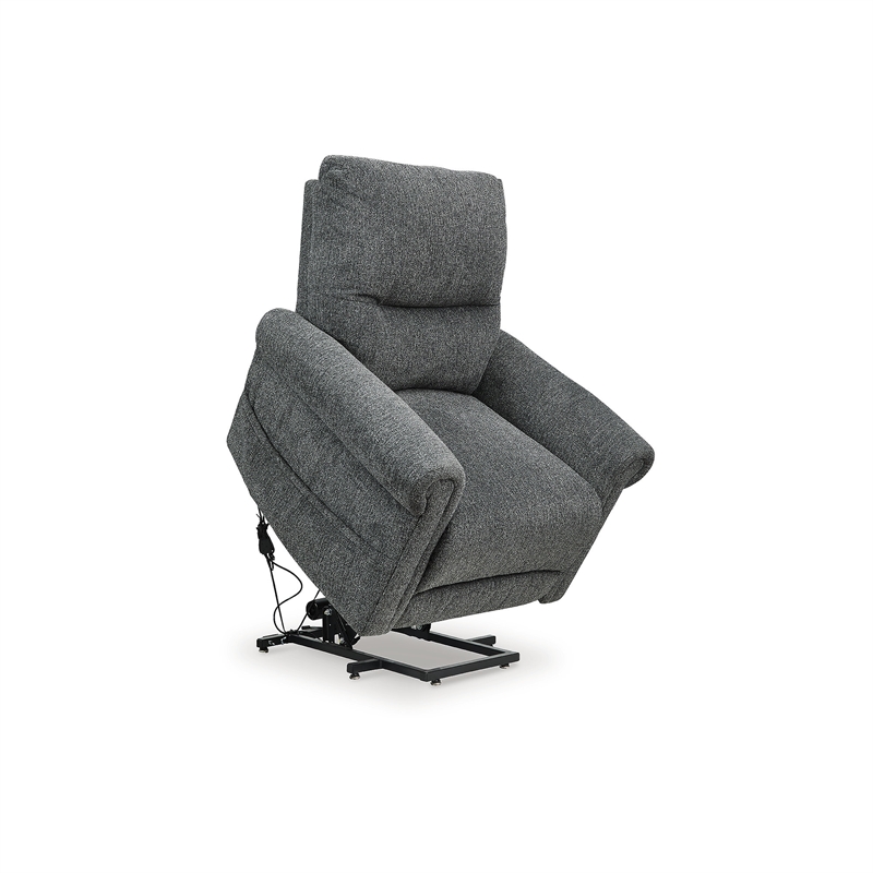 Signature Design by Ashley Aureta Black Power Lift Recliner