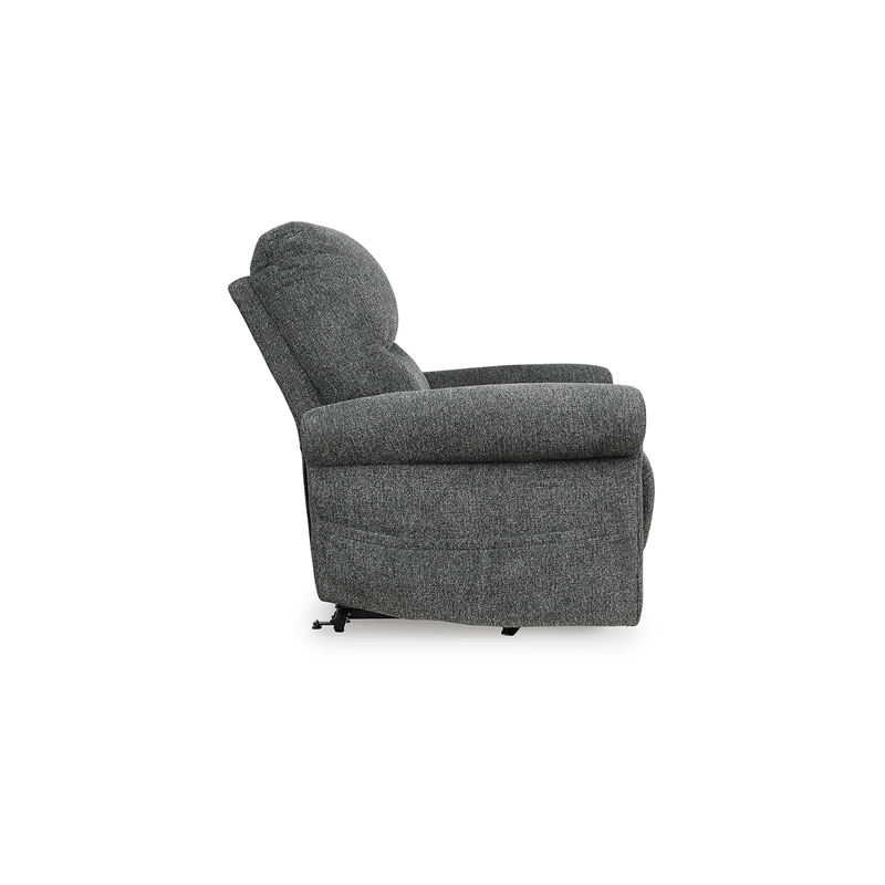 Signature Design by Ashley Aureta Black Power Lift Recliner
