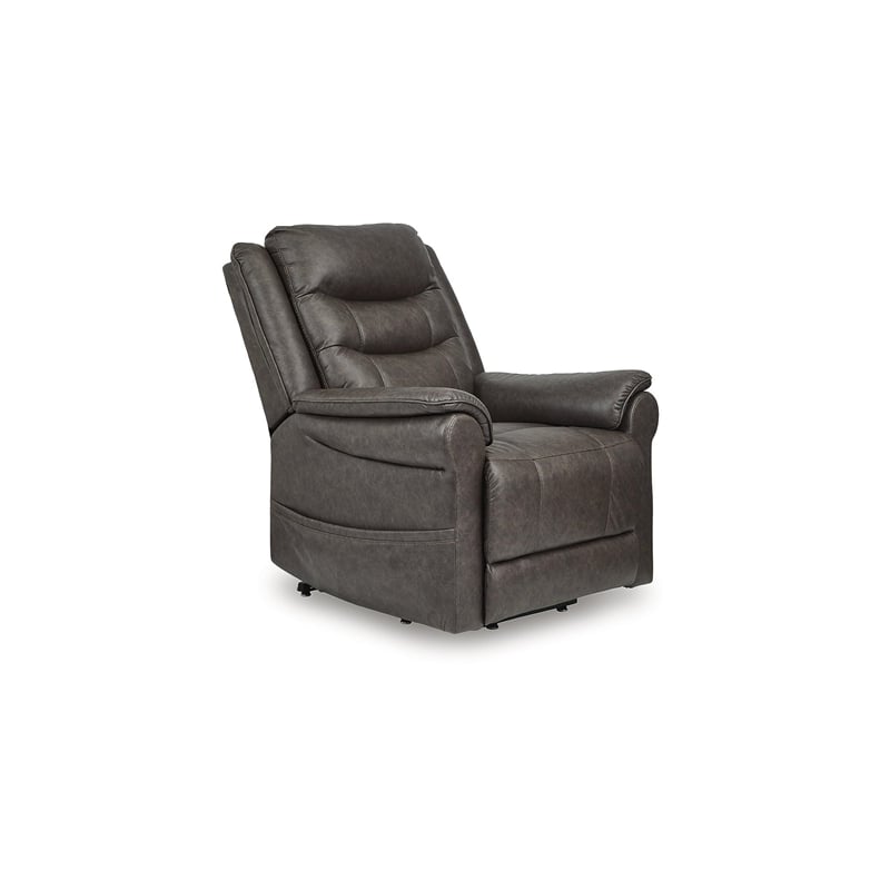 Signature Design by Ashley Oatman Brown Power Lift Recliner