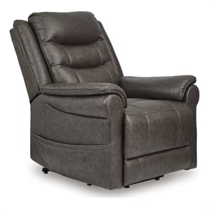 signature design by ashley oatman brown power lift recliner