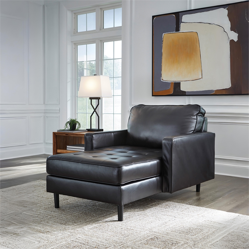 Signature Design by Ashley Bryceview Black Chaise