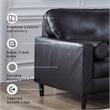 Signature Design by Ashley Bryceview Black Sofa
