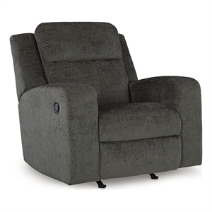 signature design by ashley kanlow black recliner