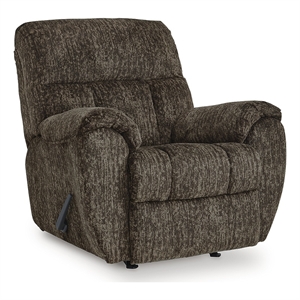 signature design by ashley rivercam brown rocker recliner