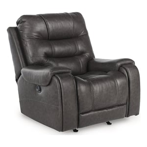 signature design by ashley makingmoves gray rocker recliner