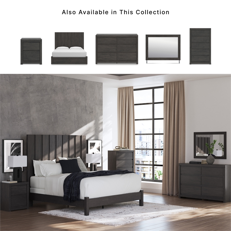 Signature Design by Ashley Candanew Black 5 Drawer Chest