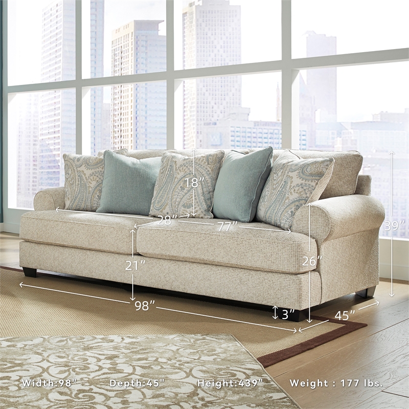 Signature Design by Ashley Monaghan Beige Sofa