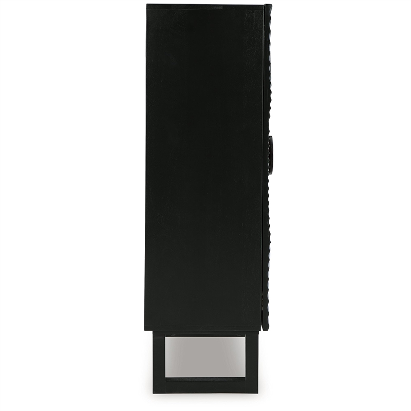 Signature Design by Ashley Fosterman Black Accent Cabinet