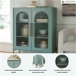 Signature Design by Ashley Adwen Light Green Accent Cabinet