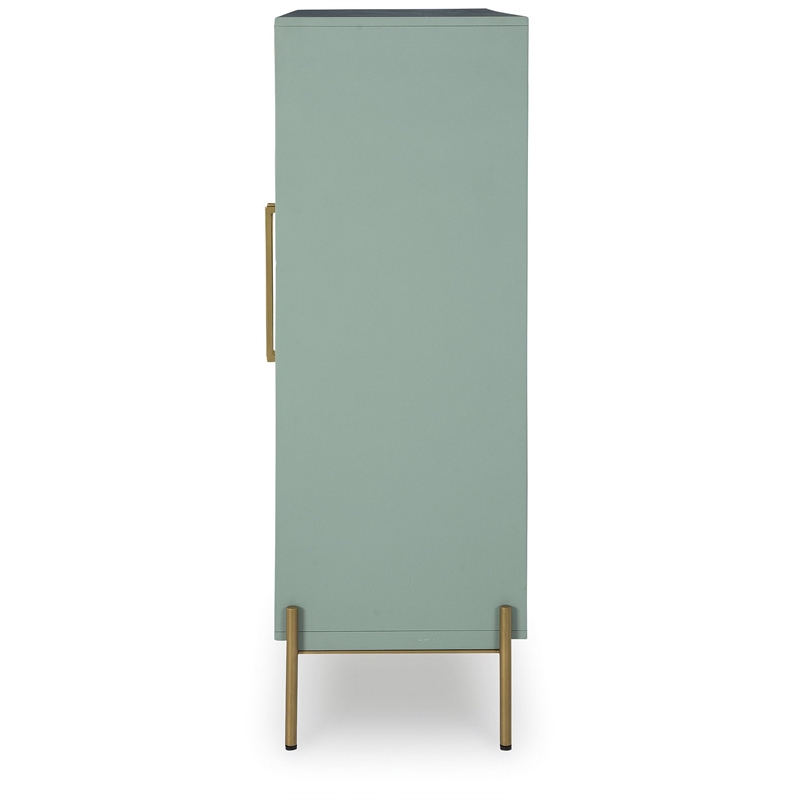Signature Design by Ashley Adwen Light Green Accent Cabinet