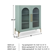 Signature Design by Ashley Adwen Light Green Accent Cabinet