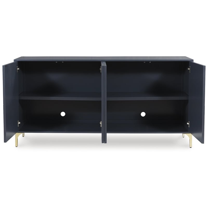 Signature Design by Ashley Loirwick Dark Blue Accent Cabinet